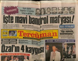 Tercüman Gazetesi 12 Eylül 1988 - Cumhurbaşkanı Evren , Önceki Gece de Şerefine Verilen Yemekte Muazzez Abacıyı Dinledi GZ67135 - 1
