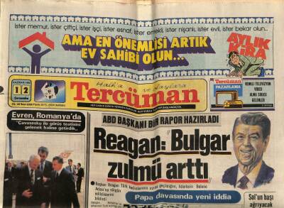 Tercüman Gazetesi 12 Haziran 1985 - Nükhet Durunun Konserine 3 Bin Kişi Geldi GZ65876 - 1