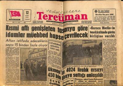Tercüman Gazetesi 12 Kasım 1960 - Ökmen 4024 Liralık Arsayı 450 Bin Liraya Sattığı Anlaşıldı GZ67856 - 1