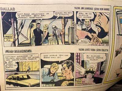 Tercüman Gazetesi 12 Kasım 1981 - Dallas Çizgi Roman - Mısıra Silah Yağmaya Başladı GZ122103 - 2