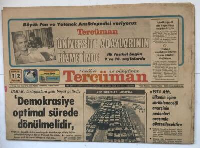 Tercüman Gazetesi 12 Kasım 1981 - Danışma Meclisi İçtüzük Taslağı Son Şeklini Aldı GZ7839 - 1