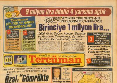 Tercüman Gazetesi 12 Kasım 1984 - Ahmet Kabaklı Okuyucuları İçin Kitaplarını İmzaladılar GZ126600 - 1