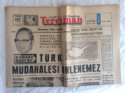 Tercüman Gazetesi 12 Mart 1964 - Çarşıkapıdaki Yeraltı İnşaatı 267 Gün Sürecek GZ73613 - 1