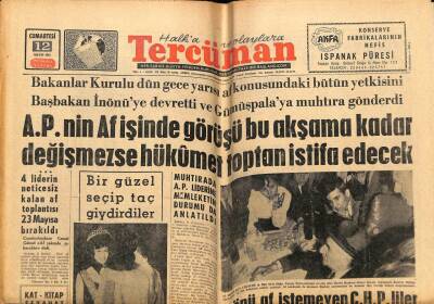 Tercüman Gazetesi 12 Mayıs 1962 - Gürsele Göre , İşi Yaratmak Lazım GZ67859 - 2
