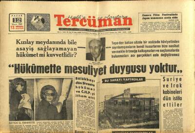 Tercüman Gazetesi 12 Mayıs 1963 - Egesel İçin Yeni Bir Tahkikat Daha Açıldı - Tekel Genel Müdürlüğünün Başkente Nakli Yersizdir GZ123398 - 1