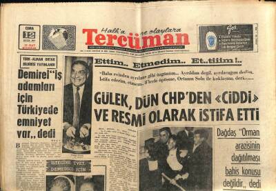 Tercüman Gazetesi 12 Mayıs 1967 - Şanssızlık Ruslara Son Dakikada Yenildik 1-2 GZ54458 - 1