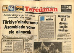 Tercüman Gazetesi 12 Mayıs 1981 - Adanada İTİA Davası Bugün Başlıyor GZ70018 - 2