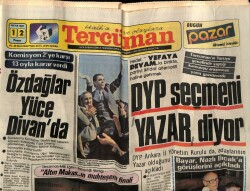 Tercüman Gazetesi 12 Mayıs 1985 - Bayar , Nazlı Ilıcaka Görüşlerini Açıkladı GZ65887 - 1