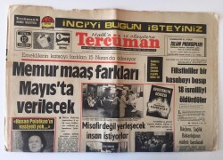 Tercüman Gazetesi 12 Nisan 1974 - Meclisten Çıkan Genel Af , Senatoda GZ11146 - 2