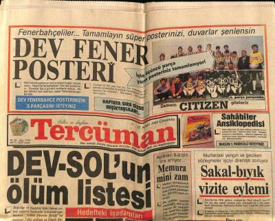Tercüman Gazetesi 12 Nisan 1989 - Hülya Koçyiğit , Kamera Arkasında GZ67143 - 1
