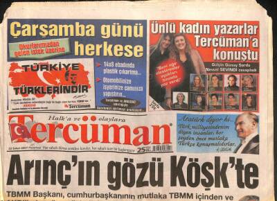 Tercüman Gazetesi 12 Şubat 2007 - Büyükanıt ,ABDyi Uyarmaya Gitti GZ109616 - 1