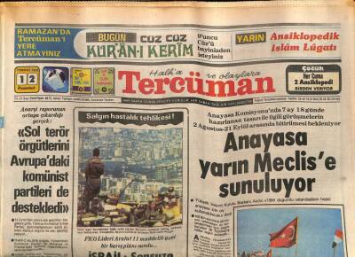 Tercüman Gazetesi 12 Temmuz 1982 - 44 Yıl Aradan Sonra Dünya Kupası İtalyanın GZ54428 - 1