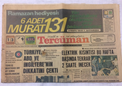 Tercüman Gazetesi 13 Ağustos 1977 - İnönü Stadı 70 Bin Kişilik Oluyor - GZ15609 - 2