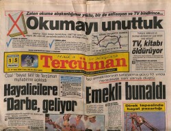 Tercüman Gazetesi 13 Ağustos 1988 - Kartala Çifte Kupa GZ70304 - 3