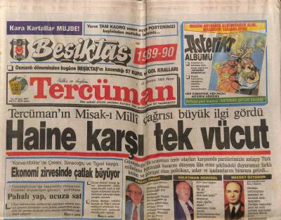 Tercüman Gazetesi 13 Ağustos 1989 - Çay Üreticisi Perişan GZ64572 - 2