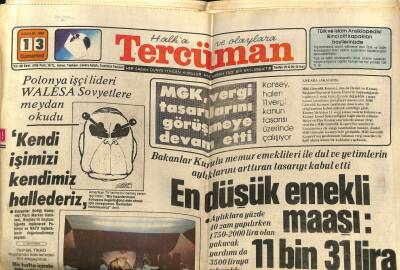 Tercüman Gazetesi 13 Aralık 1980 - Azize Gencebay Fikret Hakan Bana Filmde Yardımcı Oluyor diyor GZ65451 - 1