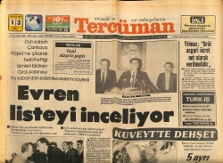 Tercüman Gazetesi 13 Aralık 1983 -Ünlü Sanatçılar Ajda Pekkan Ve Emel Sayının Şarkılarına Alkış Tutan Bayan Özal , Altan Erbulakın Esprilerine Güldü GZ67484 - 1