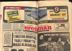 Tercüman Gazetesi 13 Ekim 1976 - Trakya Otoyolunun 14 km'si Tamamlanıyor - Çin'de Büyük Temizlik GZ160335 - Gökçekoleksiyon