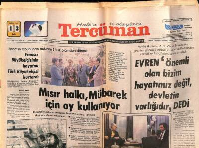 Tercüman Gazetesi 13 Ekim 1981 - Doğum Günü Hediyesi GZ55080 - 1