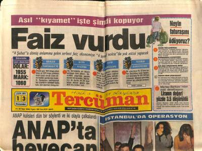 Tercüman Gazetesi 13 Ekim 1988 - Milyonluk Takıları Özel Tim Koruyor GZ67185 - 2