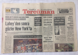 Tercüman Gazetesi 13 Eylül 1976 - Fenerbahçe Eskişehir Önünde Boyun Eğdi 1-0 - GZ17443 - 2