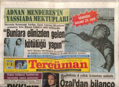 Tercüman Gazetesi 13 Eylül 1987 - Ecevit , Bugün DSP Koltuğuna Oturuyor GZ83325 - 1