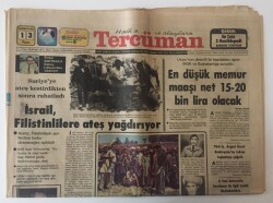 Tercüman Gazetesi 13 Haziran 1982 - İsrail , Filistinlere Ateş Yağdırıyor GZ10609 - 2