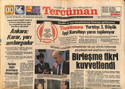 Tercüman Gazetesi 13 Mayıs 1983 - Ankara Karar , Yarı Ambargodur GZ69961 - 1