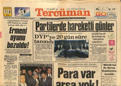 Tercüman Gazetesi 13 Nisan 1984 - İstanbuldan Toplu Konuta Uygun Sadece 10 Arsa Olduğu Açıklandı GZ115554 - 1