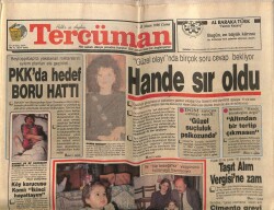 Tercüman Gazetesi 13 Nisan 1990 - PKKda Hedef Boru Hattı GZ61439 - 2