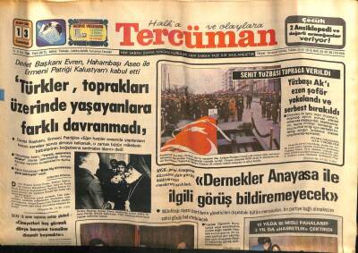 Tercüman Gazetesi 13 Şubat 1982 - Dört Büyükler Deniz Kuvvetlerimiz İçin Sahaya İniyor GZ54318 - 1