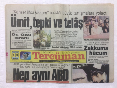 Tercüman Gazetesi 13 Şubat 1988 - Futbol Bitpazarında - GZ17328 - 1