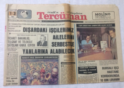 Tercüman Gazetesi 13 Temmuz 1976 - Ruslar Kanadaya Bir Canlı Kule Getirdi - GZ17231 - 2