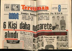 Tercüman Gazetesi 14 Ağustos 1968 - Yunan Başbakanına Suikast Yapıldı GZ68676 - 1