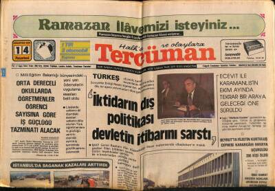 Tercüman Gazetesi 14 Ağustos 1978 - Erbakan Türkiye Adım Adım Komünizme Gidiyor GZ67247 - 2
