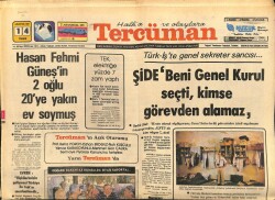 Tercüman Gazetesi 14 Ağustos 1981 - Hasan Fehmi Güneşin Oğlu Ev Soymuş GZ103395 - 1