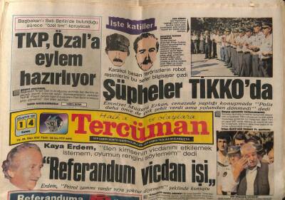 Tercüman Gazetesi 14 Ağustos 1987 - Doğum Günü Hediyesi GZ54490 - 1