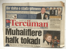 Tercüman Gazetesi 14 Aralık 2004 - Muhaliflere Halk Tokadı GZ5813 - 1