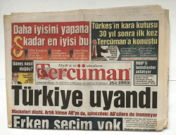 Tercüman Gazetesi 14 Aralık 2006 - AB PKKya Kucak Açtı GZ5648 - 1