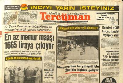 Tercüman Gazetesi 14 Haziran 1975 - Türkiyenin İlk Yat Yolcu Gemisi Seferlere Başladı - TOFAŞ , Türkiyenin En Büyük Servis Tesislerini Hizmete Açtı GZ98540 - 1