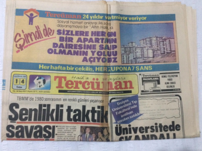 Tercüman Gazetesi 14 Haziran 1985 - AğcaBir Yıl Kaçırılmayı Bekledim - GZ17207 - 2