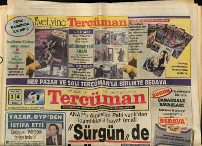 Tercüman Gazetesi 14 Mart 1986 - İngilizler de Muzır Neşriyatı Önleme İçin Kolları Sıvadı GZ74607 - 1