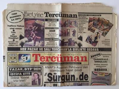 Tercüman Gazetesi 14 Mart 1986 - Kış Cenneti Olan Uludağı Olimpiyata Hazırlayalım GZ10866 - 2