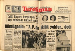 Tercüman Gazetesi 14 Nisan 1963 - Celal Bayarı Karşılayan 22 Kişi Hakkında Takibat Açıldı GZ67545 - 2