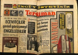 Tercüman Gazetesi 14 Nisan 1972 - Ecevitçiler Genel Görüşmeyi Engellediler GZ67975 - 2