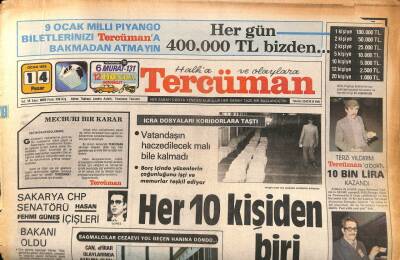Tercüman Gazetesi 14 Ocak 1979 - Batık Lübnan Şilebi Boğazdan Geçen Gemiler İçin Engel Teşkil Etmiyor GZ85957 - 1