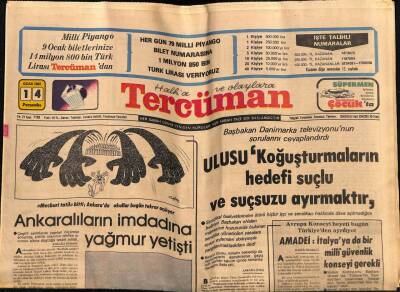 Tercüman Gazetesi 14 Ocak 1982 - Doğum Günü Hediyesi GZ54523 - 1