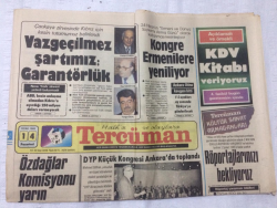 Tercüman Gazetesi 14 Ocak 1985 - Vazgeçilmez Şartımız Garantörlük - GZ17188 - 2