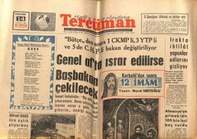 Tercüman Gazetesi 14 Şubat 1963 - Genel Afta Israr Edilirse Başbakan Çekilecek GZ53882 - 1