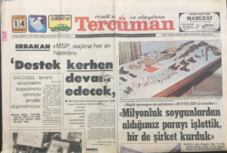Tercüman Gazetesi 14 Şubat 1980 - ErbakanMSP Seçime Her An Hazırdır - GZ12775 - 2